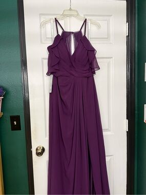 isla powder pink maxi dress Azazie Plus Size Floor-Length Maxi Dresses A-Line Wedding Guest Formal Dresses Strapless Ruffles Powder Blue